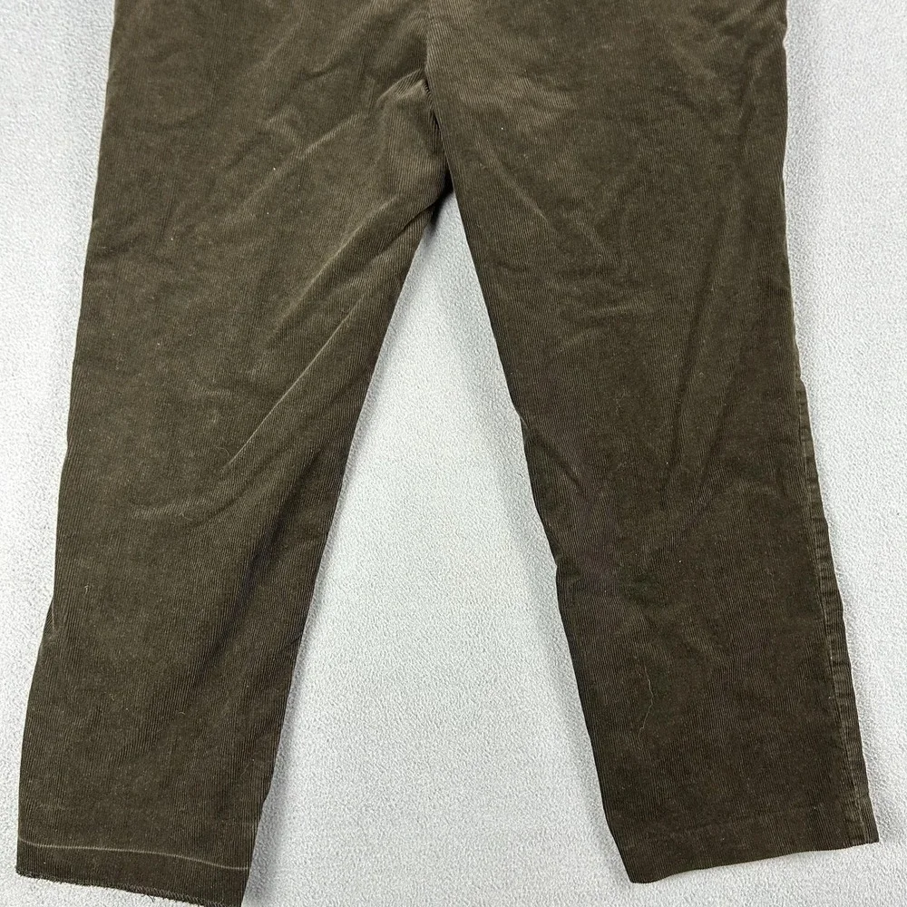 Banana Republic Corduroy Pants 32x24 Mens Brown Traveler Slim Fit Chino Trousers